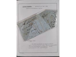 ÖSTERREICH-UNGARN: 1806/1918, über 70 Briefe und Dokumente, meist Desinfektions-Post mit Schwerpunkt von 1806 bis 1866, dabei