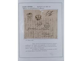 ÖSTERREICH-UNGARN: 1806/1918, über 70 Briefe und Dokumente, meist Desinfektions-Post mit Schwerpunkt von 1806 bis 1866, dabei