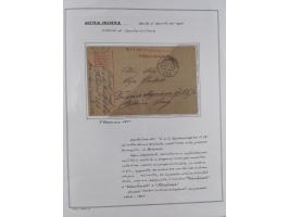ÖSTERREICH-UNGARN: 1806/1918, über 70 Briefe und Dokumente, meist Desinfektions-Post mit Schwerpunkt von 1806 bis 1866, dabei