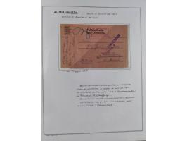 ÖSTERREICH-UNGARN: 1806/1918, über 70 Briefe und Dokumente, meist Desinfektions-Post mit Schwerpunkt von 1806 bis 1866, dabei