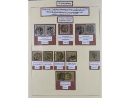 1851/1923, umfangreiche gestempelte Sammlung mit fast allen besseren Marken, vielen Farben und Besonderheiten. Dabei u.a. Mi.