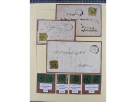 1851/1923, umfangreiche gestempelte Sammlung mit fast allen besseren Marken, vielen Farben und Besonderheiten. Dabei u.a. Mi.