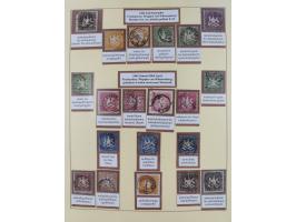 1851/1923, umfangreiche gestempelte Sammlung mit fast allen besseren Marken, vielen Farben und Besonderheiten. Dabei u.a. Mi.