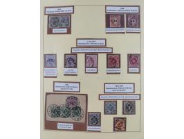 1851/1923, umfangreiche gestempelte Sammlung mit fast allen besseren Marken, vielen Farben und Besonderheiten. Dabei u.a. Mi.
