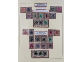 1851/1923, umfangreiche gestempelte Sammlung mit fast allen besseren Marken, vielen Farben und Besonderheiten. Dabei u.a. Mi.