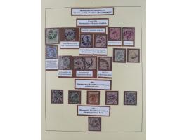 1851/1923, umfangreiche gestempelte Sammlung mit fast allen besseren Marken, vielen Farben und Besonderheiten. Dabei u.a. Mi.