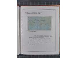 RUSSLAND: 1843/1853, 15 Briefe, dabei verschiedene Desinfektions-Stempel von Odessa und Kerch, sauber beschrieben im Album