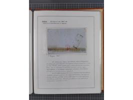 RUSSLAND: 1843/1853, 15 Briefe, dabei verschiedene Desinfektions-Stempel von Odessa und Kerch, sauber beschrieben im Album