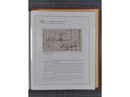 RUSSLAND: 1843/1853, 15 Briefe, dabei verschiedene Desinfektions-Stempel von Odessa und Kerch, sauber beschrieben im Album