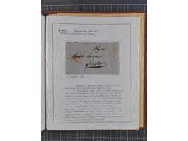 RUSSLAND: 1843/1853, 15 Briefe, dabei verschiedene Desinfektions-Stempel von Odessa und Kerch, sauber beschrieben im Album