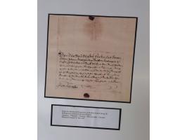 1683/1868, 'Impoststempel zur Steuerbegleichung auf vorgefertigtem Stempelpapier', einzigartige Ausstellungssammlung mit über