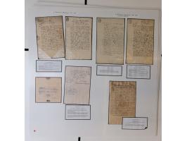 1683/1868, 'Impoststempel zur Steuerbegleichung auf vorgefertigtem Stempelpapier', einzigartige Ausstellungssammlung mit über