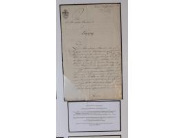 1683/1868, 'Impoststempel zur Steuerbegleichung auf vorgefertigtem Stempelpapier', einzigartige Ausstellungssammlung mit über