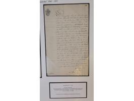 1683/1868, 'Impoststempel zur Steuerbegleichung auf vorgefertigtem Stempelpapier', einzigartige Ausstellungssammlung mit über