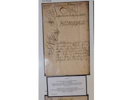 1683/1868, 'Impoststempel zur Steuerbegleichung auf vorgefertigtem Stempelpapier', einzigartige Ausstellungssammlung mit über