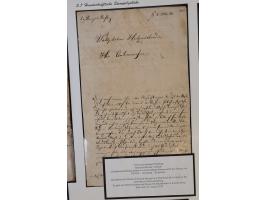 1683/1868, 'Impoststempel zur Steuerbegleichung auf vorgefertigtem Stempelpapier', einzigartige Ausstellungssammlung mit über