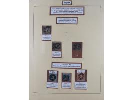 1849/1920, umfangreiche gestempelte Sammlung inkl. Dienst- und Portomarken mit vielen Farben und Besonderheiten. Dabei u.a. t