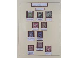 1849/1920, umfangreiche gestempelte Sammlung inkl. Dienst- und Portomarken mit vielen Farben und Besonderheiten. Dabei u.a. t