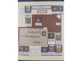 1849/1920, umfangreiche gestempelte Sammlung inkl. Dienst- und Portomarken mit vielen Farben und Besonderheiten. Dabei u.a. t