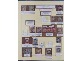 1849/1920, umfangreiche gestempelte Sammlung inkl. Dienst- und Portomarken mit vielen Farben und Besonderheiten. Dabei u.a. t