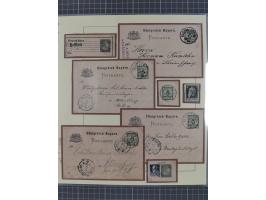 1849/1920, umfangreiche gestempelte Sammlung inkl. Dienst- und Portomarken mit vielen Farben und Besonderheiten. Dabei u.a. t