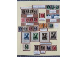 1849/1920, umfangreiche gestempelte Sammlung inkl. Dienst- und Portomarken mit vielen Farben und Besonderheiten. Dabei u.a. t