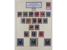 1849/1920, umfangreiche gestempelte Sammlung inkl. Dienst- und Portomarken mit vielen Farben und Besonderheiten. Dabei u.a. t