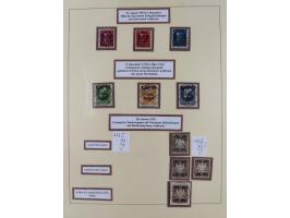 1849/1920, umfangreiche gestempelte Sammlung inkl. Dienst- und Portomarken mit vielen Farben und Besonderheiten. Dabei u.a. t