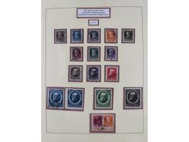 1849/1920, umfangreiche gestempelte Sammlung inkl. Dienst- und Portomarken mit vielen Farben und Besonderheiten. Dabei u.a. t