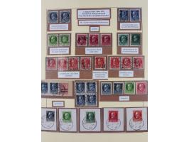 1849/1920, umfangreiche gestempelte Sammlung inkl. Dienst- und Portomarken mit vielen Farben und Besonderheiten. Dabei u.a. t