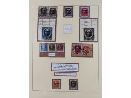 1849/1920, umfangreiche gestempelte Sammlung inkl. Dienst- und Portomarken mit vielen Farben und Besonderheiten. Dabei u.a. t