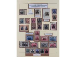 1849/1920, umfangreiche gestempelte Sammlung inkl. Dienst- und Portomarken mit vielen Farben und Besonderheiten. Dabei u.a. t