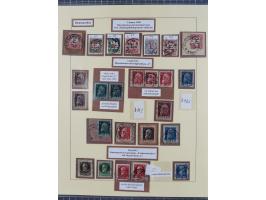 1849/1920, umfangreiche gestempelte Sammlung inkl. Dienst- und Portomarken mit vielen Farben und Besonderheiten. Dabei u.a. t