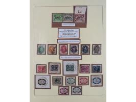 1849/1920, umfangreiche gestempelte Sammlung inkl. Dienst- und Portomarken mit vielen Farben und Besonderheiten. Dabei u.a. t