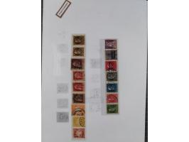 1849/1920, umfangreiche gestempelte Sammlung inkl. Dienst- und Portomarken mit vielen Farben und Besonderheiten. Dabei u.a. t