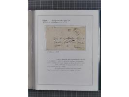 ALLE WELT: 1831/1907, 12 Briefe, meist um 1840, dabei Brief mit papiergedecktem Siegel “President Majesty’s Forces in Egypt …