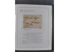 ALLE WELT: 1831/1907, 12 Briefe, meist um 1840, dabei Brief mit papiergedecktem Siegel “President Majesty’s Forces in Egypt …