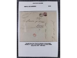 1851/1912, delightful exhibit collection with 37 covers and cards, covering the Ottoman, Italian and French Offices in Tripol