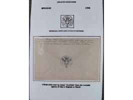 1851/1912, delightful exhibit collection with 37 covers and cards, covering the Ottoman, Italian and French Offices in Tripol