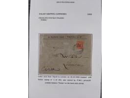 1851/1912, delightful exhibit collection with 37 covers and cards, covering the Ottoman, Italian and French Offices in Tripol