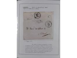 LOMBARDEI: 1799/1836, 11 Briefe, ab dem Militärstempel “Aspettori di Sanitá Militarie” (1799), Ra1 “Sanitá”, etc., zwei mit R