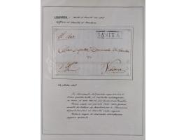 LOMBARDEI: 1799/1836, 11 Briefe, ab dem Militärstempel “Aspettori di Sanitá Militarie” (1799), Ra1 “Sanitá”, etc., zwei mit R