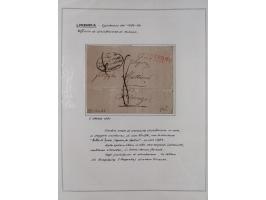 LOMBARDEI: 1799/1836, 11 Briefe, ab dem Militärstempel “Aspettori di Sanitá Militarie” (1799), Ra1 “Sanitá”, etc., zwei mit R