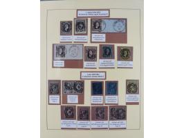 1850/63, gestempelte Sammlung mit u.a. einwandfreier Mi.-Nr. 1b (FA Rismondo BPP), 2IId (FA Vaatz BPP), Mi.-Nr. 12d (FA Rismo