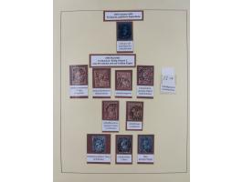 1850/63, gestempelte Sammlung mit u.a. einwandfreier Mi.-Nr. 1b (FA Rismondo BPP), 2IId (FA Vaatz BPP), Mi.-Nr. 12d (FA Rismo