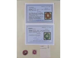 1850/63, gestempelte Sammlung mit u.a. einwandfreier Mi.-Nr. 1b (FA Rismondo BPP), 2IId (FA Vaatz BPP), Mi.-Nr. 12d (FA Rismo