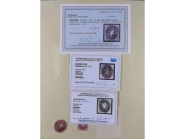 1850/63, gestempelte Sammlung mit u.a. einwandfreier Mi.-Nr. 1b (FA Rismondo BPP), 2IId (FA Vaatz BPP), Mi.-Nr. 12d (FA Rismo