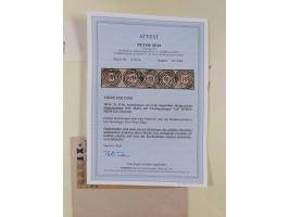 1852/66, gestempelte Sammlung mit besseren Marken, Farben und Einheiten. Dabei u.a. Mi.-Nr. 6a im senkrechten 6er-Block (FA S