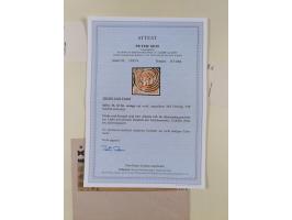 1852/66, gestempelte Sammlung mit besseren Marken, Farben und Einheiten. Dabei u.a. Mi.-Nr. 6a im senkrechten 6er-Block (FA S