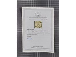 1852/66, gestempelte Sammlung mit besseren Marken, Farben und Einheiten. Dabei u.a. Mi.-Nr. 6a im senkrechten 6er-Block (FA S